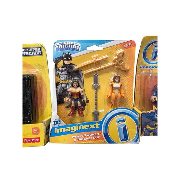 Super Friends Bizarro, Superman, Wonder Woman & Cheetah Action Figures - Picture 3 of 10